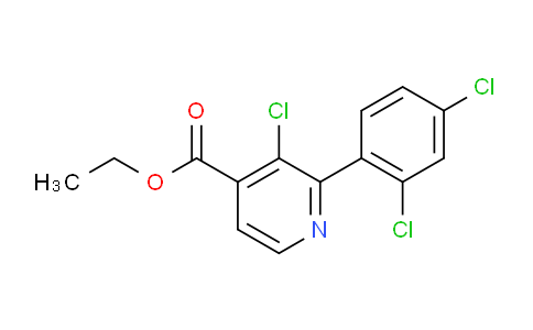 Ethyl 3-chloro-2-(2,4-dichlorophenyl)isonicotinate