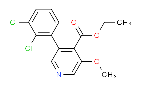 Ethyl 3-(2,3-dichlorophenyl)-5-methoxyisonicotinate
