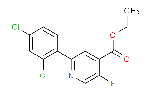 AM94957 | 1361827-31-7 | Ethyl 2-(2,4-dichlorophenyl)-5-fluoroisonicotinate