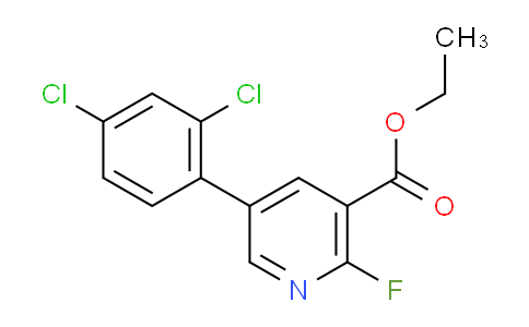 AM94964 | 1361840-44-9 | Ethyl 5-(2,4-dichlorophenyl)-2-fluoronicotinate