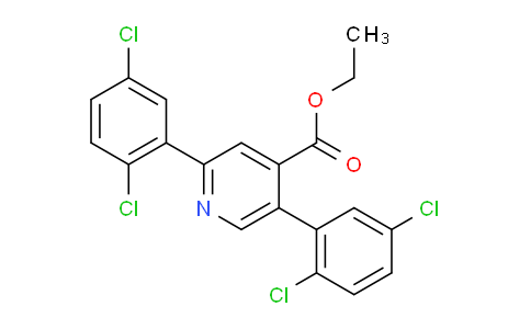 Ethyl 2,5-bis(2,5-dichlorophenyl)isonicotinate