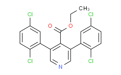 Ethyl 3,5-bis(2,5-dichlorophenyl)isonicotinate
