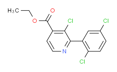 Ethyl 3-chloro-2-(2,5-dichlorophenyl)isonicotinate