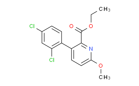 Ethyl 3-(2,4-dichlorophenyl)-6-methoxypicolinate