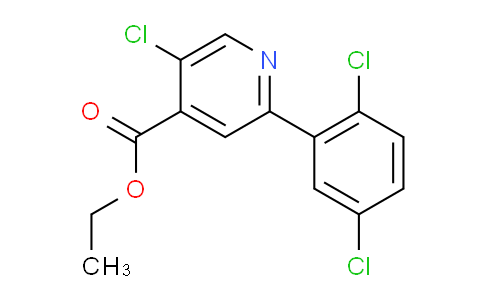 AM95006 | 1361861-35-9 | Ethyl 5-chloro-2-(2,5-dichlorophenyl)isonicotinate