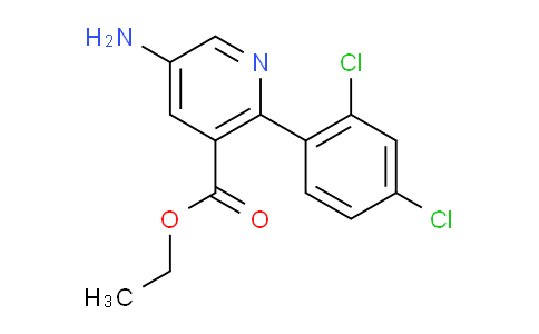 AM95011 | 1361771-86-9 | Ethyl 5-amino-2-(2,4-dichlorophenyl)nicotinate