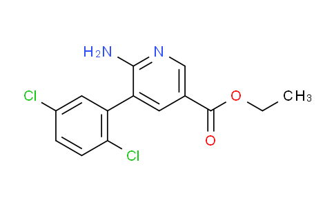 Ethyl 6-amino-5-(2,5-dichlorophenyl)nicotinate