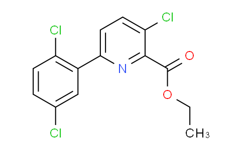 Ethyl 3-chloro-6-(2,5-dichlorophenyl)picolinate