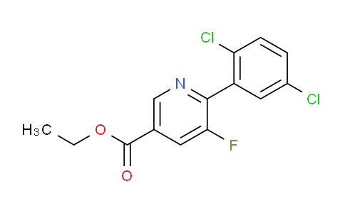 Ethyl 6-(2,5-dichlorophenyl)-5-fluoronicotinate