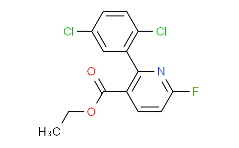 Ethyl 2-(2,5-dichlorophenyl)-6-fluoronicotinate