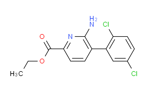 AM95026 | 1361495-47-7 | Ethyl 6-amino-5-(2,5-dichlorophenyl)picolinate