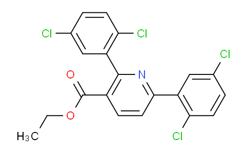 Ethyl 2,6-bis(2,5-dichlorophenyl)nicotinate