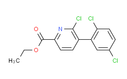 Ethyl 6-chloro-5-(2,5-dichlorophenyl)picolinate