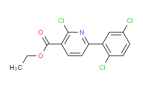 Ethyl 2-chloro-6-(2,5-dichlorophenyl)nicotinate