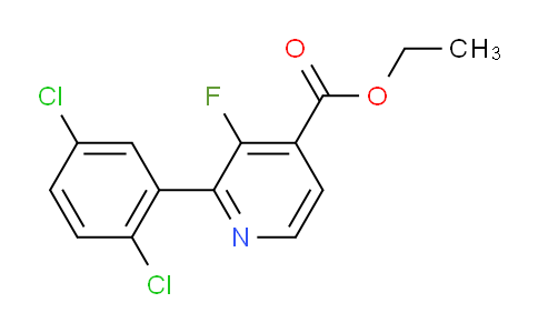 Ethyl 2-(2,5-dichlorophenyl)-3-fluoroisonicotinate