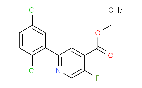 Ethyl 2-(2,5-dichlorophenyl)-5-fluoroisonicotinate