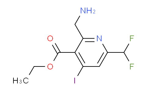 AM95060 | 1806955-81-6 | Ethyl 2-(aminomethyl)-6-(difluoromethyl)-4-iodopyridine-3-carboxylate