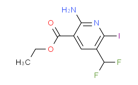 AM95061 | 1805215-46-6 | Ethyl 2-amino-5-(difluoromethyl)-6-iodopyridine-3-carboxylate