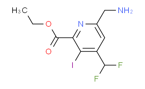 AM95071 | 1805148-35-9 | Ethyl 6-(aminomethyl)-4-(difluoromethyl)-3-iodopyridine-2-carboxylate