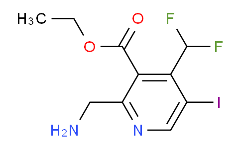 AM95072 | 1805466-42-5 | Ethyl 2-(aminomethyl)-4-(difluoromethyl)-5-iodopyridine-3-carboxylate