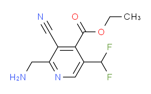 AM95074 | 1804699-03-3 | Ethyl 2-(aminomethyl)-3-cyano-5-(difluoromethyl)pyridine-4-carboxylate