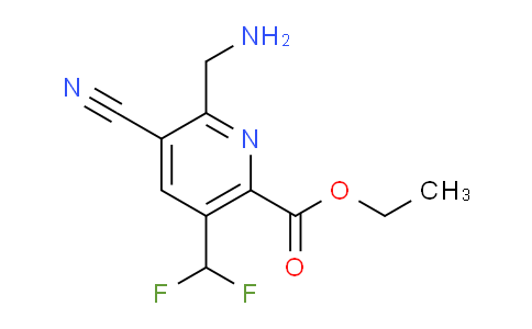 AM95076 | 1805473-37-3 | Ethyl 2-(aminomethyl)-3-cyano-5-(difluoromethyl)pyridine-6-carboxylate
