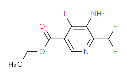 AM95080 | 1804926-99-5 | Ethyl 3-amino-2-(difluoromethyl)-4-iodopyridine-5-carboxylate