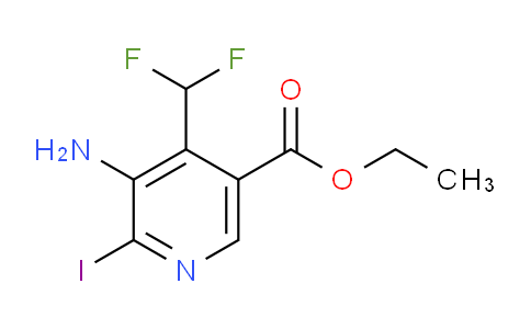 AM95081 | 1804927-92-1 | Ethyl 3-amino-4-(difluoromethyl)-2-iodopyridine-5-carboxylate