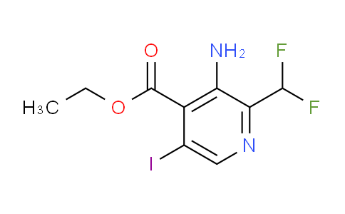 AM95082 | 1805147-62-9 | Ethyl 3-amino-2-(difluoromethyl)-5-iodopyridine-4-carboxylate