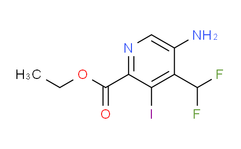 AM95083 | 1804927-97-6 | Ethyl 5-amino-4-(difluoromethyl)-3-iodopyridine-2-carboxylate