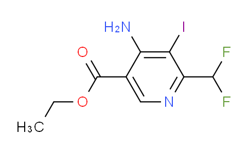 AM95089 | 1804364-42-8 | Ethyl 4-amino-2-(difluoromethyl)-3-iodopyridine-5-carboxylate