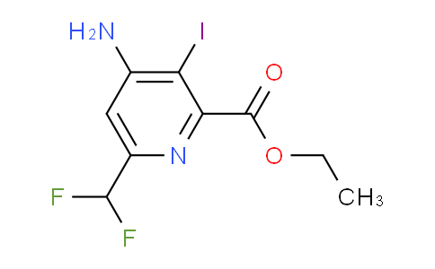 AM95090 | 1806915-26-3 | Ethyl 4-amino-6-(difluoromethyl)-3-iodopyridine-2-carboxylate