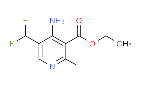 AM95091 | 1806915-37-6 | Ethyl 4-amino-5-(difluoromethyl)-2-iodopyridine-3-carboxylate