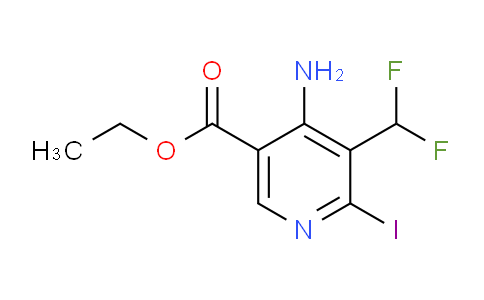 AM95092 | 1804678-47-4 | Ethyl 4-amino-3-(difluoromethyl)-2-iodopyridine-5-carboxylate
