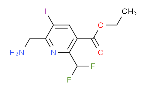 AM95097 | 1805553-95-0 | Ethyl 2-(aminomethyl)-6-(difluoromethyl)-3-iodopyridine-5-carboxylate