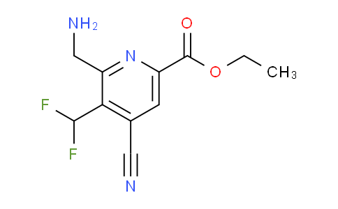 AM95107 | 1806994-55-7 | Ethyl 2-(aminomethyl)-4-cyano-3-(difluoromethyl)pyridine-6-carboxylate