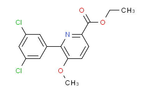 AM95134 | 1361849-26-4 | Ethyl 6-(3,5-dichlorophenyl)-5-methoxypicolinate