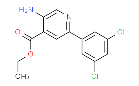 AM95135 | 1361724-73-3 | Ethyl 5-amino-2-(3,5-dichlorophenyl)isonicotinate
