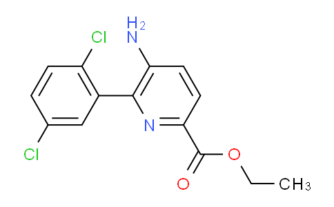 AM95162 | 1361825-17-3 | Ethyl 5-amino-6-(2,5-dichlorophenyl)picolinate