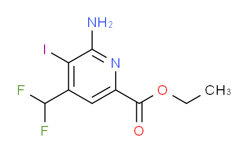 AM95188 | 1804926-78-0 | Ethyl 2-amino-4-(difluoromethyl)-3-iodopyridine-6-carboxylate