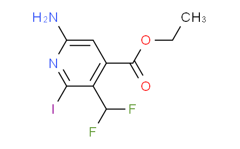 AM95190 | 1805147-34-5 | Ethyl 6-amino-3-(difluoromethyl)-2-iodopyridine-4-carboxylate