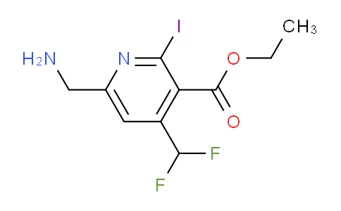 AM95194 | 1805541-35-8 | Ethyl 6-(aminomethyl)-4-(difluoromethyl)-2-iodopyridine-3-carboxylate