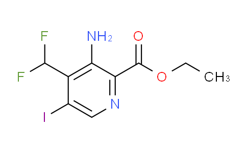 AM95197 | 1804364-13-3 | Ethyl 3-amino-4-(difluoromethyl)-5-iodopyridine-2-carboxylate
