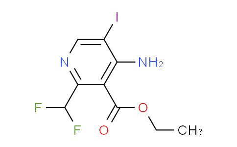AM95198 | 1806791-08-1 | Ethyl 4-amino-2-(difluoromethyl)-5-iodopyridine-3-carboxylate