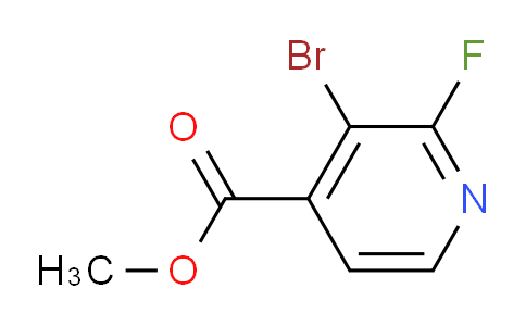 Methyl 3-bromo-2-fluoro-4-pyridinecarboxylate