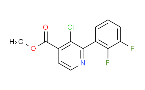 Methyl 3-chloro-2-(2,3-difluorophenyl)isonicotinate