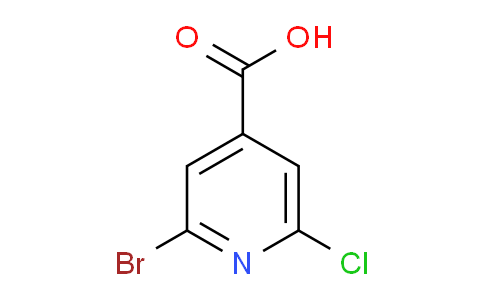 2-Bromo-6-chloro-4-pyridinecarboxylic acid