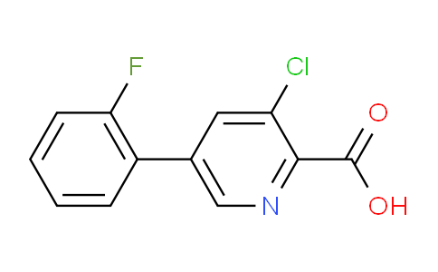 AM95669 | 1214325-67-3 | 3-Chloro-5-(2-fluorophenyl)picolinic acid