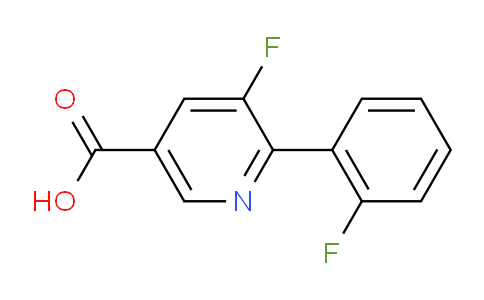 5-Fluoro-6-(2-fluorophenyl)nicotinic acid