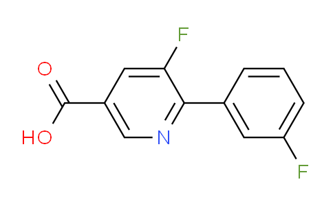 5-Fluoro-6-(3-fluorophenyl)nicotinic acid